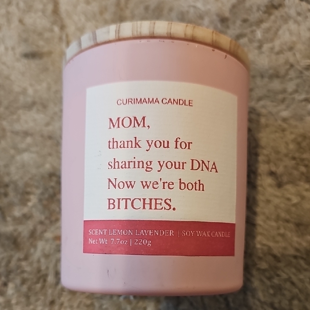 Curimama Pink Scented Candle